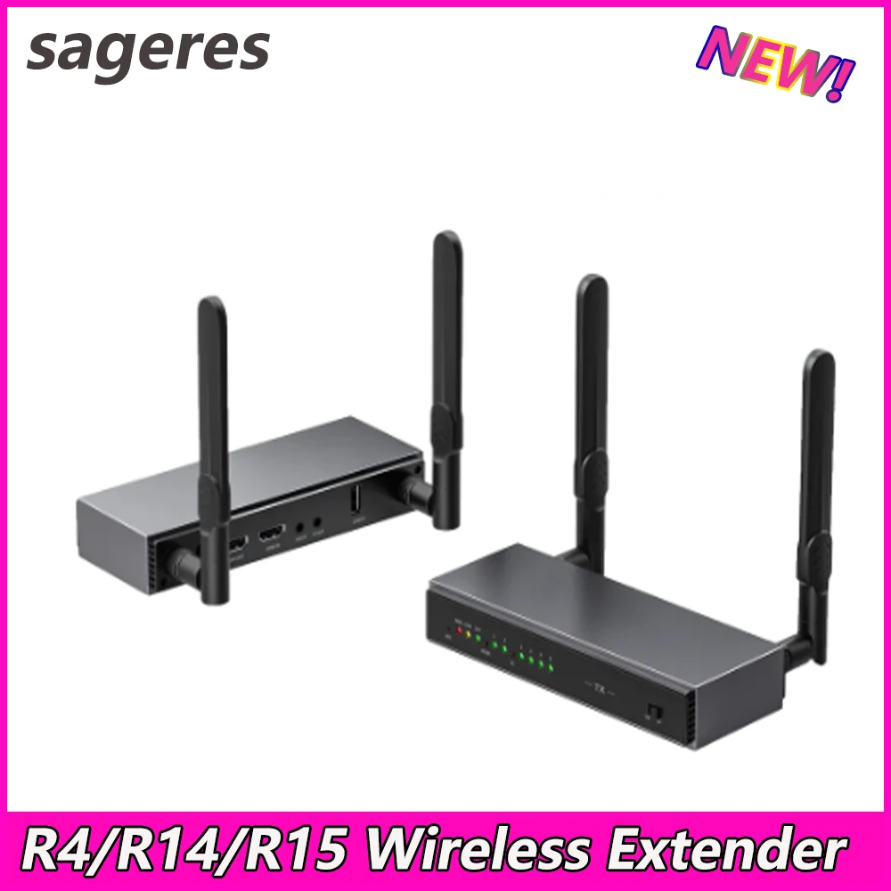 Беспроводной удлинитель sagares R4/R14/R15, 200 м, передача на большие расстояния через стену, передача аудио и видео изображений на одном экране
Беспроводной удлинитель sagares R4/R14/R15, 200 м, передача на большие расстояния через стену, передача аудио и видео изображений на одном экране