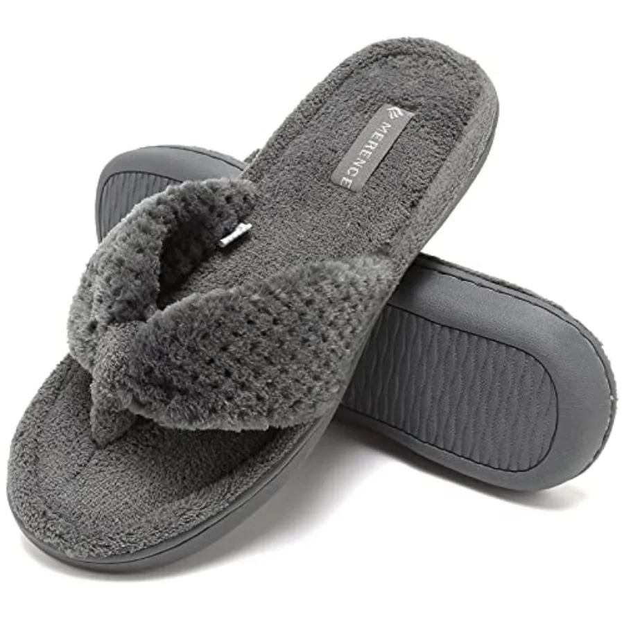 CIOR Women's Cozy Memory Foam Spa Thong Flip Flops House Indoor Slippers Plush Gridding Velvet Lining Clog Style-U1MTW017-0716
CIOR Women's Cozy Memory Foam Spa Thong Flip Flops House Indoor Slippers Plush Gridding Velvet Lining Clog Style-U1MTW017-0716