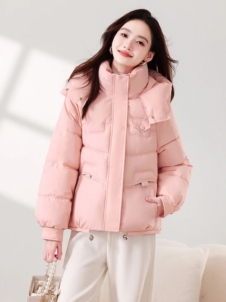 Женская утепленная зимняя куртка-пуховик из хлопка в корейском стиле, свободного кроя, на молнии, с декоративными элементами, цветная
Женская утепленная зимняя куртка-пуховик из хлопка в корейском стиле, свободного кроя, на молнии, с декоративными элементами, цветная