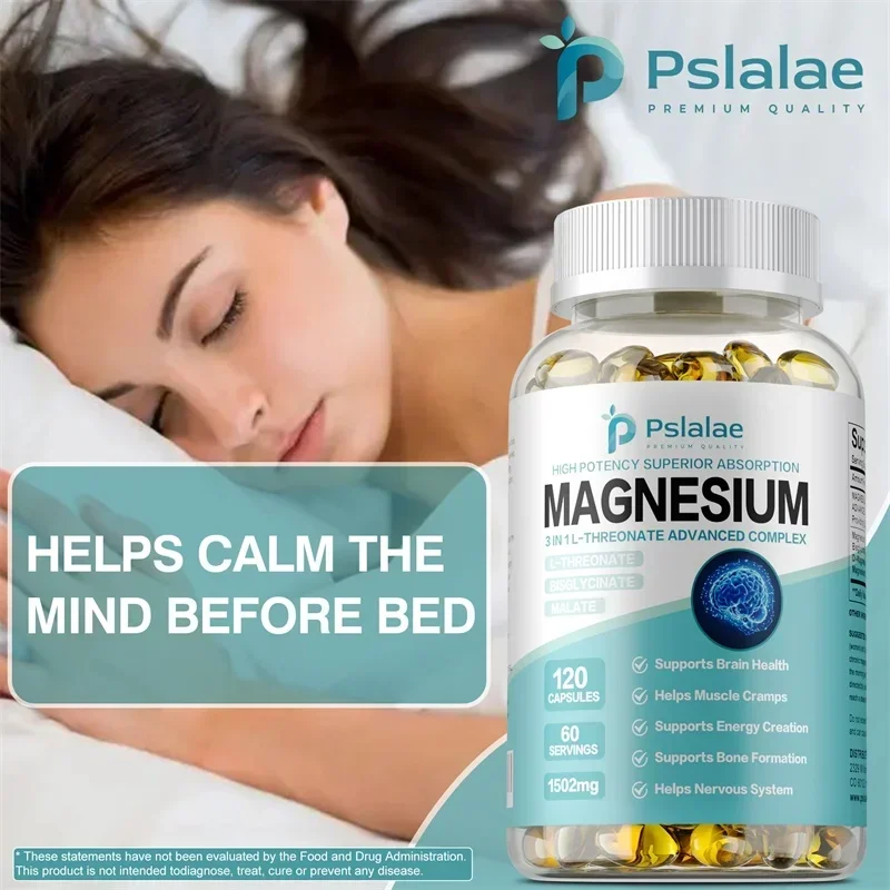 Magnesium L-Threonate Complex - Supports Cognitive Function and Brain Health, Improves Sleep Quality and Relieves StressSuppleme
Magnesium L-Threonate Complex - Supports Cognitive Function and Brain Health, Improves Sleep Quality and Relieves StressSuppleme