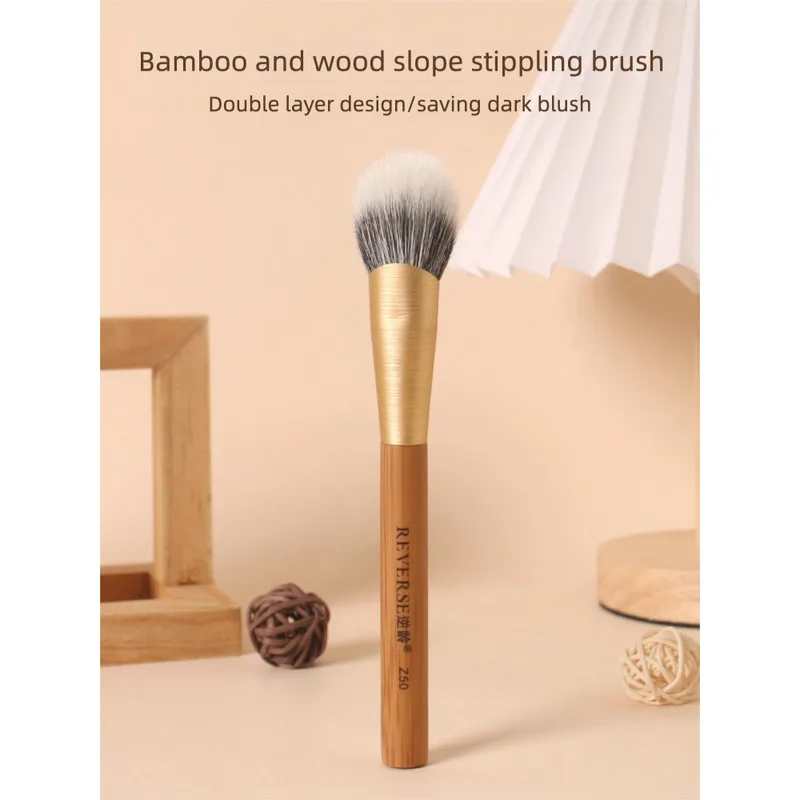 Reverse Age Bamboo Wood Z50 Angled Dual Layer Pointed Beginner Portable Soft Bristle Makeup Brush
Reverse Age Bamboo Wood Z50 Angled Dual Layer Pointed Beginner Portable Soft Bristle Makeup Brush