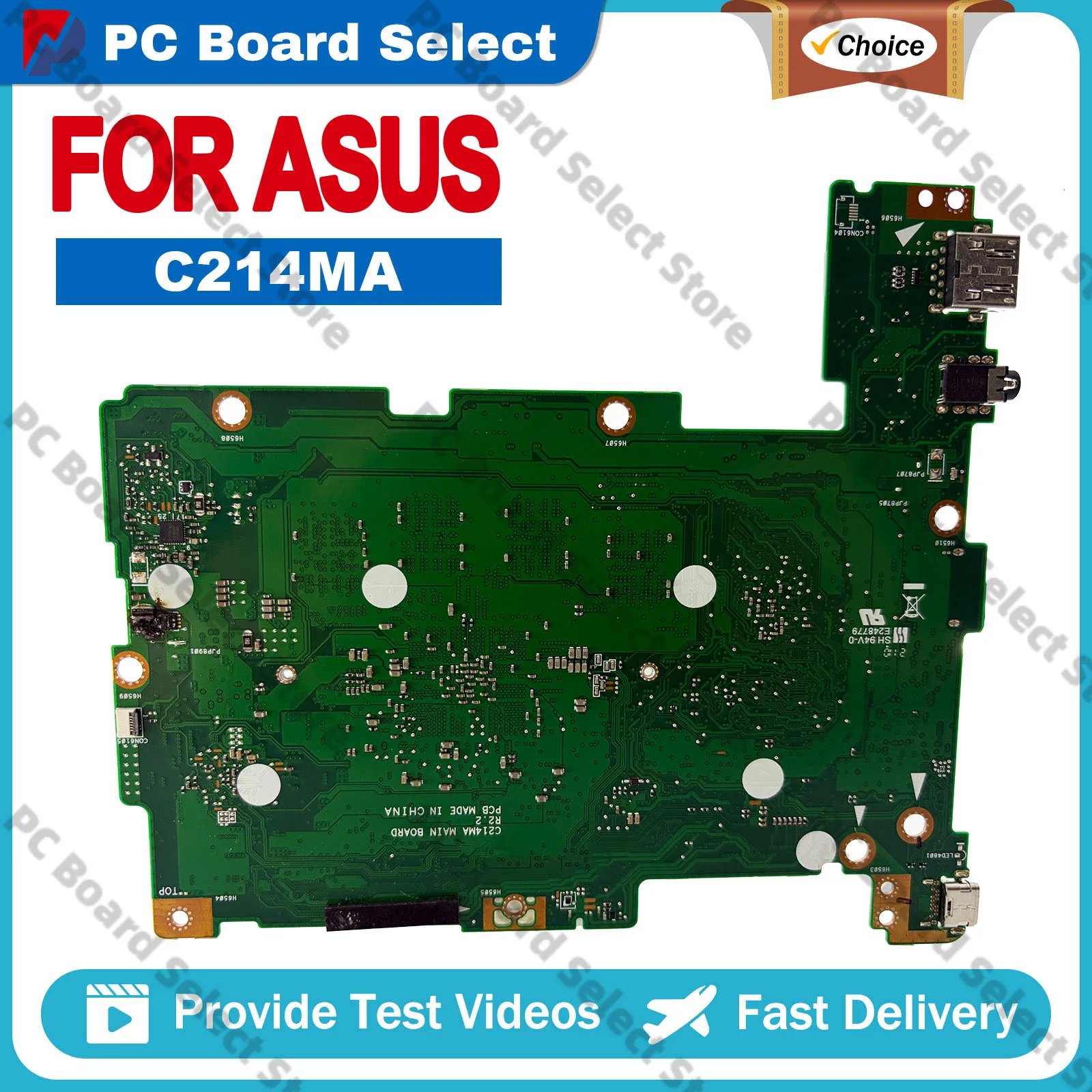 C214MA Laptop Motherboard For ASUS Chromebook C214M C214MA Notebook Mainboard With Celeron CPU 100% tests OK fast shipping stk
C214MA Laptop Motherboard For ASUS Chromebook C214M C214MA Notebook Mainboard With Celeron CPU 100% tests OK fast shipping stk