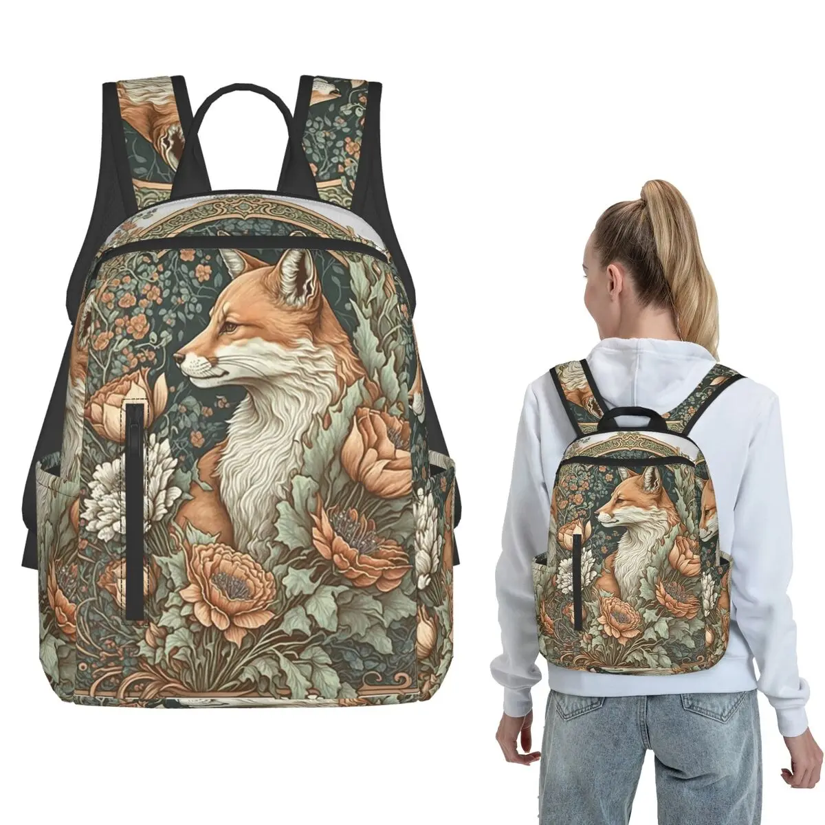 Sleeping Fox In The Flower Backpack Daypack Children BookBag School Bag Shoulder Bags for Men Women
Sleeping Fox In The Flower Backpack Daypack Children BookBag School Bag Shoulder Bags for Men Women