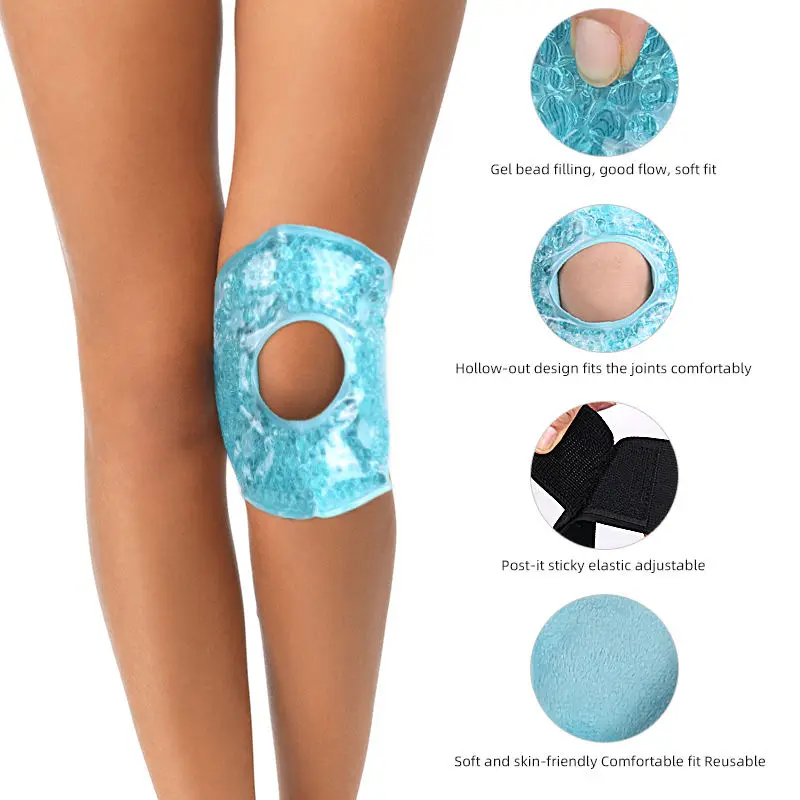 Knee Ice Pack Wrap with Gel Beads - Hot & Cold Therapy for Knee Pain Relief Reusable Fast Acting Ice Pack for Sports Recovery
Knee Ice Pack Wrap with Gel Beads - Hot & Cold Therapy for Knee Pain Relief Reusable Fast Acting Ice Pack for Sports Recovery