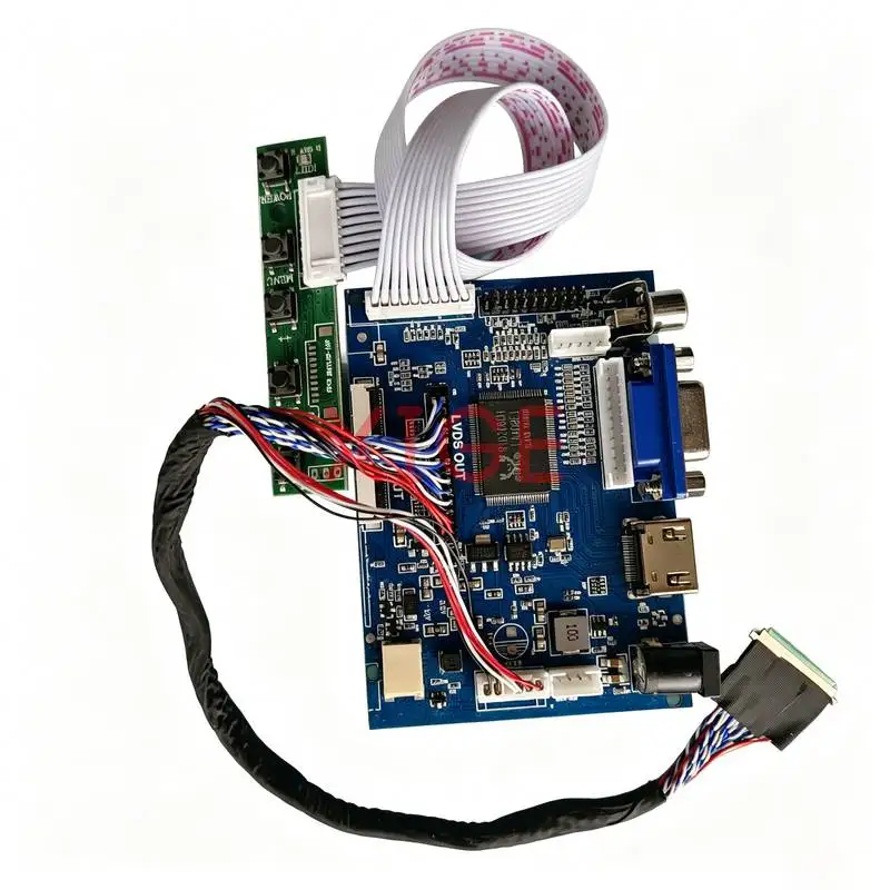 Controller Board Fit HSD101PHW1 HT101HD1 M101NWN8 LP101WH1 Laptops Display Screen 1366*768 HDMI+VGA+AV 40-Pin LVDS 1366x768 Kit
Controller Board Fit HSD101PHW1 HT101HD1 M101NWN8 LP101WH1 Laptops Display Screen 1366*768 HDMI+VGA+AV 40-Pin LVDS 1366x768 Kit