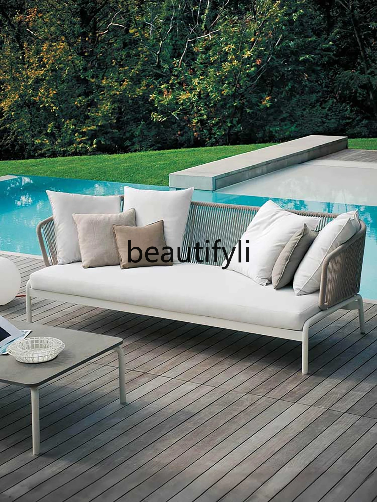 Outdoor Sofa Courtyard Set Outdoor Open-Air Garden Leisure Rattan Chair Waterproof Sunproof Rattan Furniture
Outdoor Sofa Courtyard Set Outdoor Open-Air Garden Leisure Rattan Chair Waterproof Sunproof Rattan Furniture