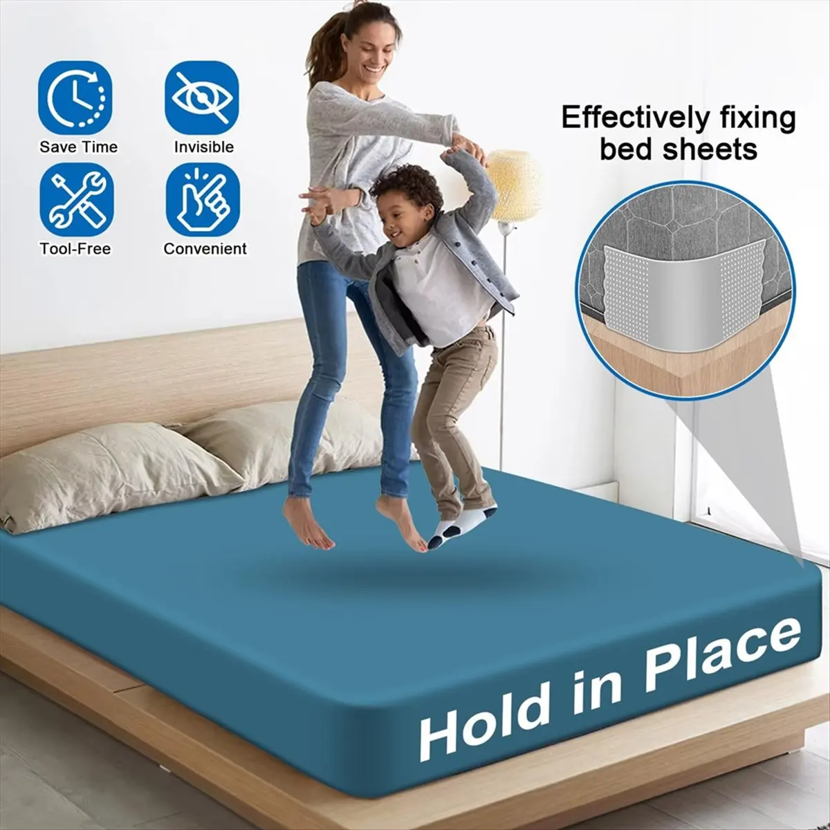 A79G 4PCS Bed Sheet Holders Straps Fitted for Thin Mattress,Bed Sheet Clips Fasteners for Corner Heavy Duty
A79G 4PCS Bed Sheet Holders Straps Fitted for Thin Mattress,Bed Sheet Clips Fasteners for Corner Heavy Duty