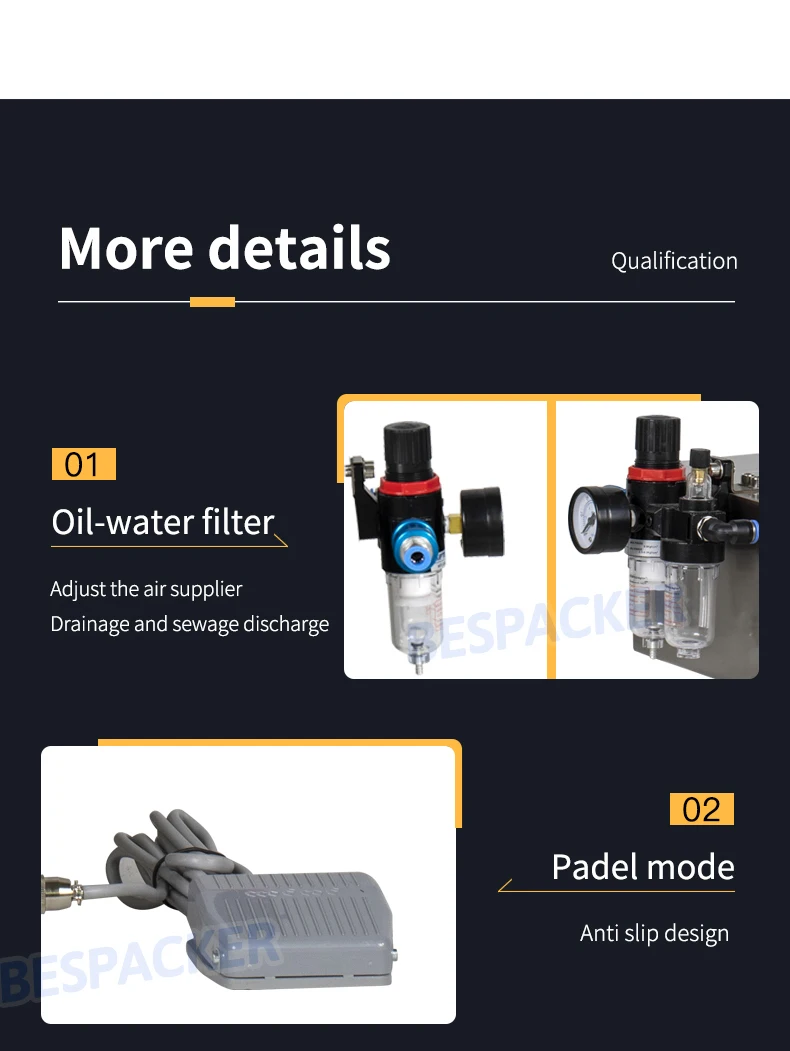 Bespacker YL-P Semi-automatic Cap Automatic Plastic Bottle Jar Pet Bottles Capping Machines
Bespacker YL-P Semi-automatic Cap Automatic Plastic Bottle Jar Pet Bottles Capping Machines