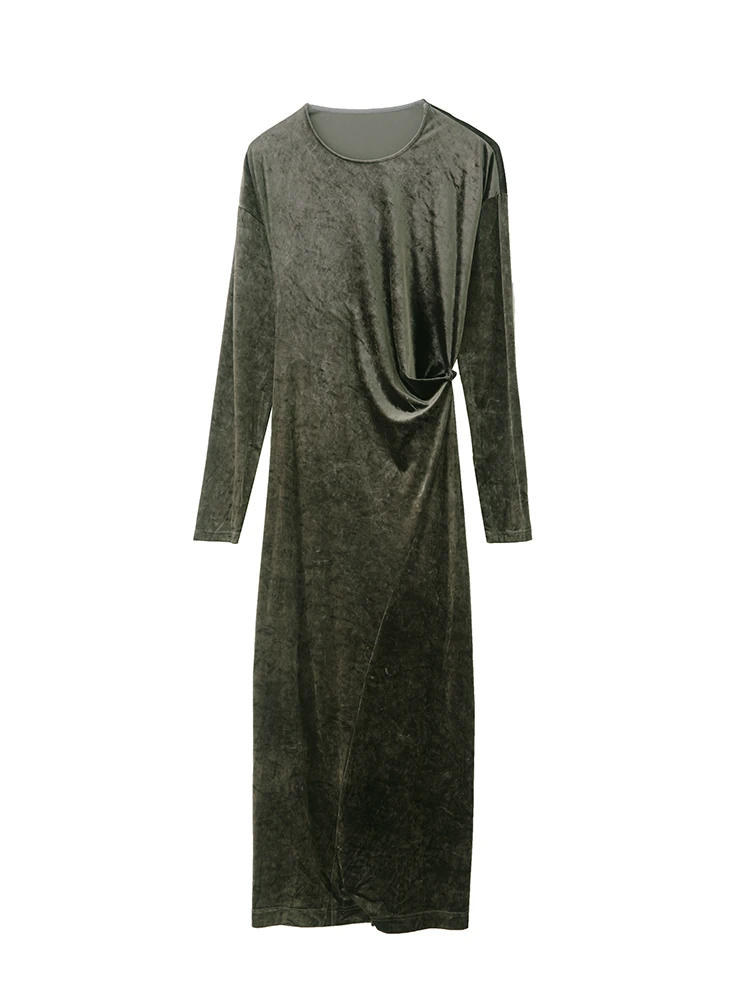 New Chinese Sle Acetate Velvet Dr Women's Soft Dra High Gloss Skin-Friendly Non-Sti Body a Long Sve round...
New Chinese Sle Acetate Velvet Dr Women's Soft Dra High Gloss Skin-Friendly Non-Sti Body a Long Sve round...