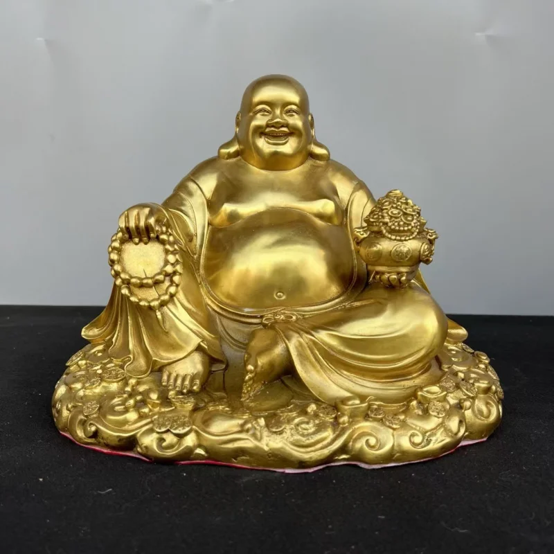 Large Belly Maitreya Buddha Happy Laughing Buddha Brass Ornament Home Buddha Hall Worship Statue Full Copper Maitreya Bodhisattv
Large Belly Maitreya Buddha Happy Laughing Buddha Brass Ornament Home Buddha Hall Worship Statue Full Copper Maitreya Bodhisattv
