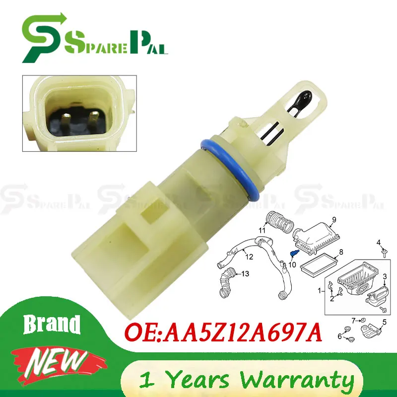 AA5Z12A697A DY1133 TS57309 5S16493 Air Charge Temperature Sensor For Ford Explorer Flex Taurus Lincoln MKT MKS 2010 -2019 3.5L
AA5Z12A697A DY1133 TS57309 5S16493 Air Charge Temperature Sensor For Ford Explorer Flex Taurus Lincoln MKT MKS 2010 -2019 3.5L