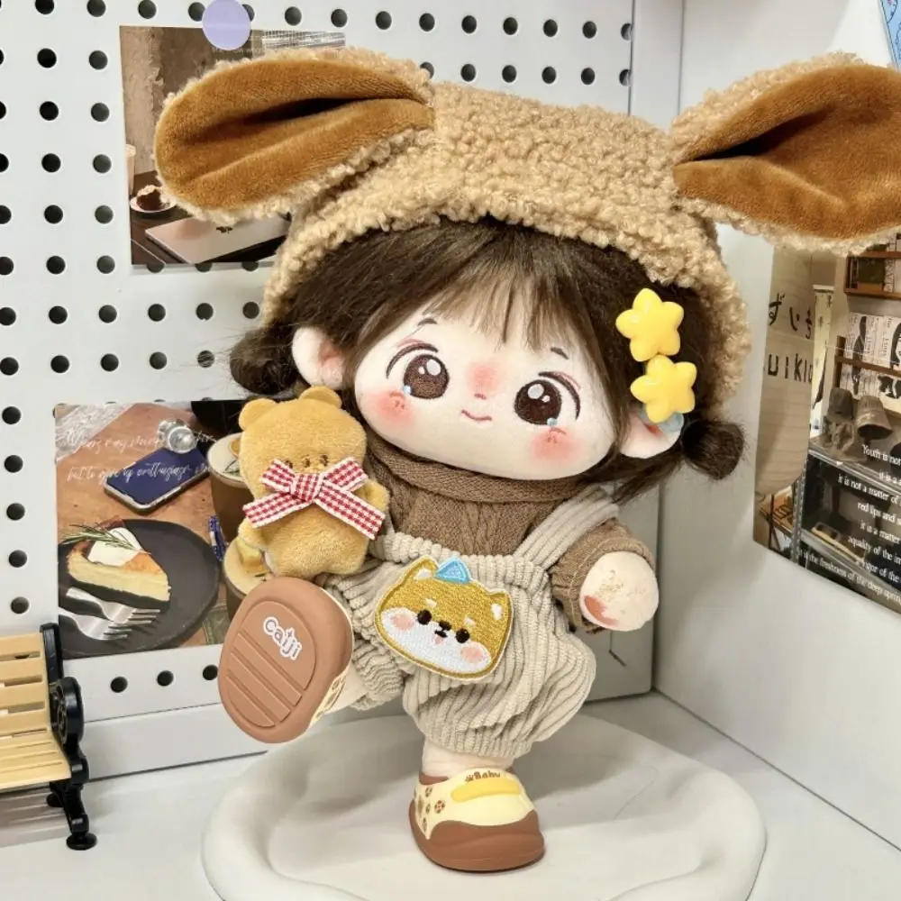 20cm Cotton Doll Clothes Shiba Inu Strap Pants Plush Winter Outfit Lovely Head Cover Doll Dress Up Set Children's Gift
20cm Cotton Doll Clothes Shiba Inu Strap Pants Plush Winter Outfit Lovely Head Cover Doll Dress Up Set Children's Gift