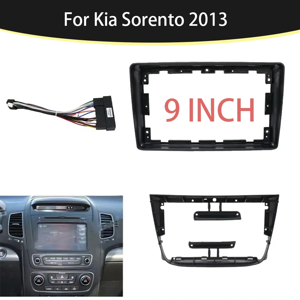Car 9 Inch Frame Fascia Adapter For Kia Sorento 2013 Android Radio Dash Fitting Panel Kit
Car 9 Inch Frame Fascia Adapter For Kia Sorento 2013 Android Radio Dash Fitting Panel Kit
