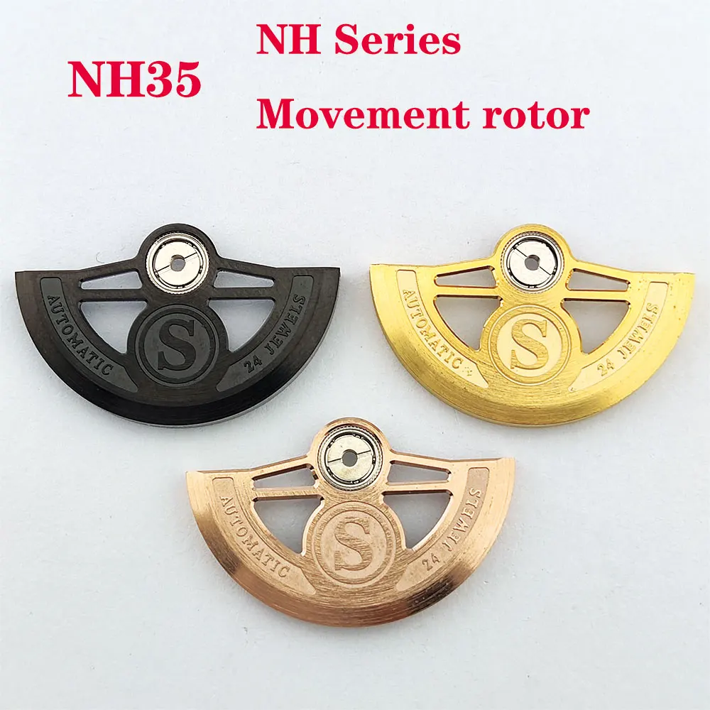 NH35 automatic movement rotor is suitable for NH35, NH36, NH38, NH39 4R movement rotor transformation
NH35 automatic movement rotor is suitable for NH35, NH36, NH38, NH39 4R movement rotor transformation