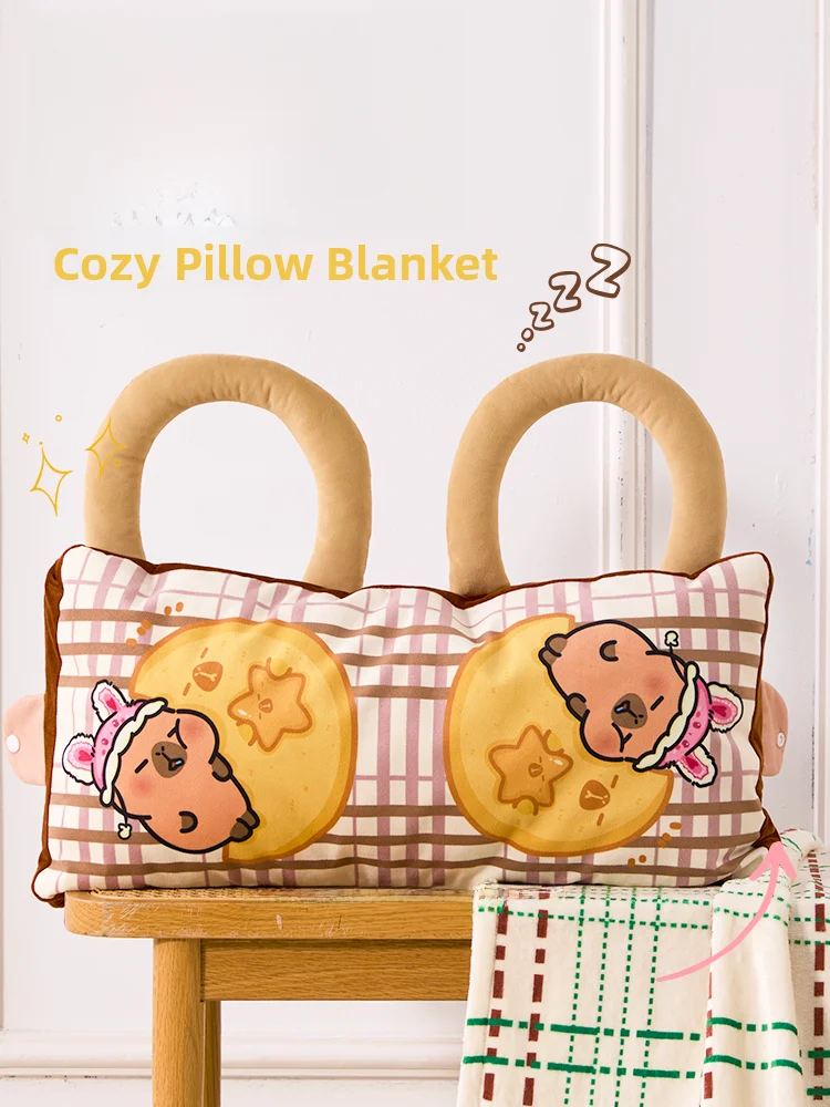 Cute Cartoon Two-In-One Portable Travel Pillow Blanket Sp Car Handheld Handle Soft Polyester Fiber Adult Child Universal
Cute Cartoon Two-In-One Portable Travel Pillow Blanket Sp Car Handheld Handle Soft Polyester Fiber Adult Child Universal