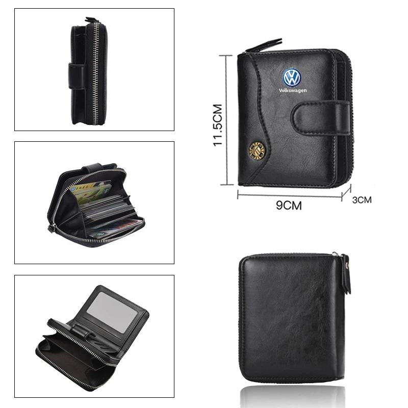 Leather Car Driver's License ID Card Bank Card Wallet For VW Volkswagen Sagitar Phideon Touareg Passat B8 Tiguan Car Accessories
Leather Car Driver's License ID Card Bank Card Wallet For VW Volkswagen Sagitar Phideon Touareg Passat B8 Tiguan Car Accessories