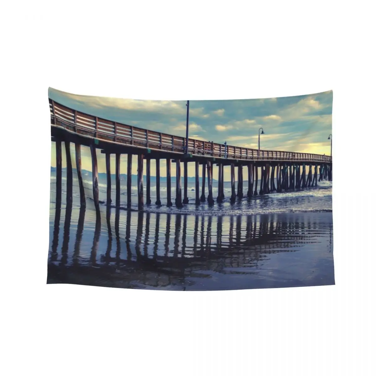 Just Wandering photo of Cayucos Pier with Morro Bay in the background Tapestry Luxury Living Room Decoration Art Mural Tapestry
Just Wandering photo of Cayucos Pier with Morro Bay in the background Tapestry Luxury Living Room Decoration Art Mural Tapestry
