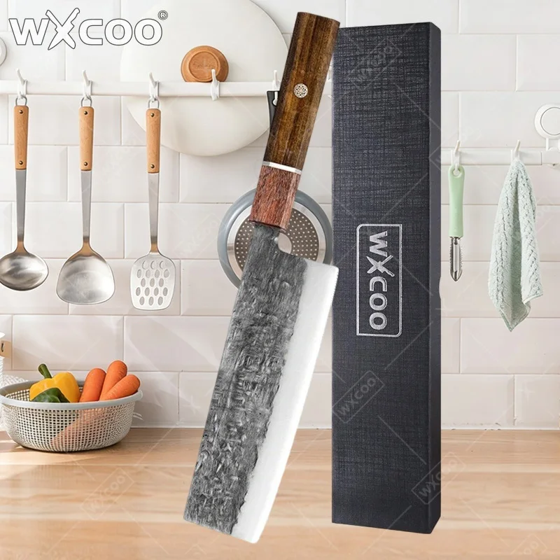 WXCOO Кованые профессиональные ножи шеф-повара Кухонный нож Японский нож Santoku Sashimi Нержавеющая сталь Нож для нарезки мяса
WXCOO Кованые профессиональные ножи шеф-повара Кухонный нож Японский нож Santoku Sashimi Нержавеющая сталь Нож для нарезки мяса