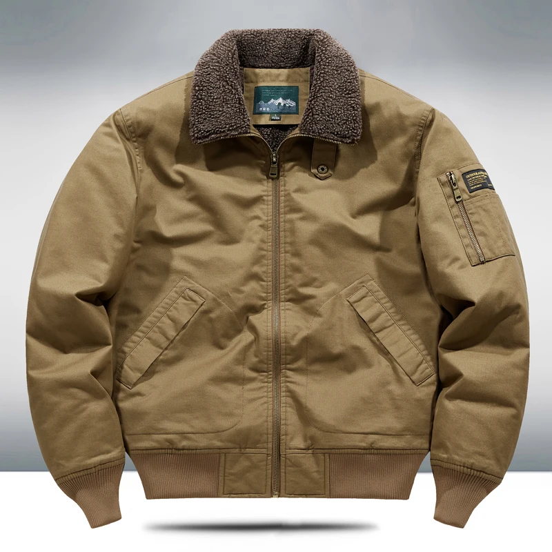 Men's Autumn and Winter Casual Warm Jacket Padded Jacket Man Jacket Waterproof Outdoor Jacket Fleece Winter Warm Bomber Jackets
Men's Autumn and Winter Casual Warm Jacket Padded Jacket Man Jacket Waterproof Outdoor Jacket Fleece Winter Warm Bomber Jackets