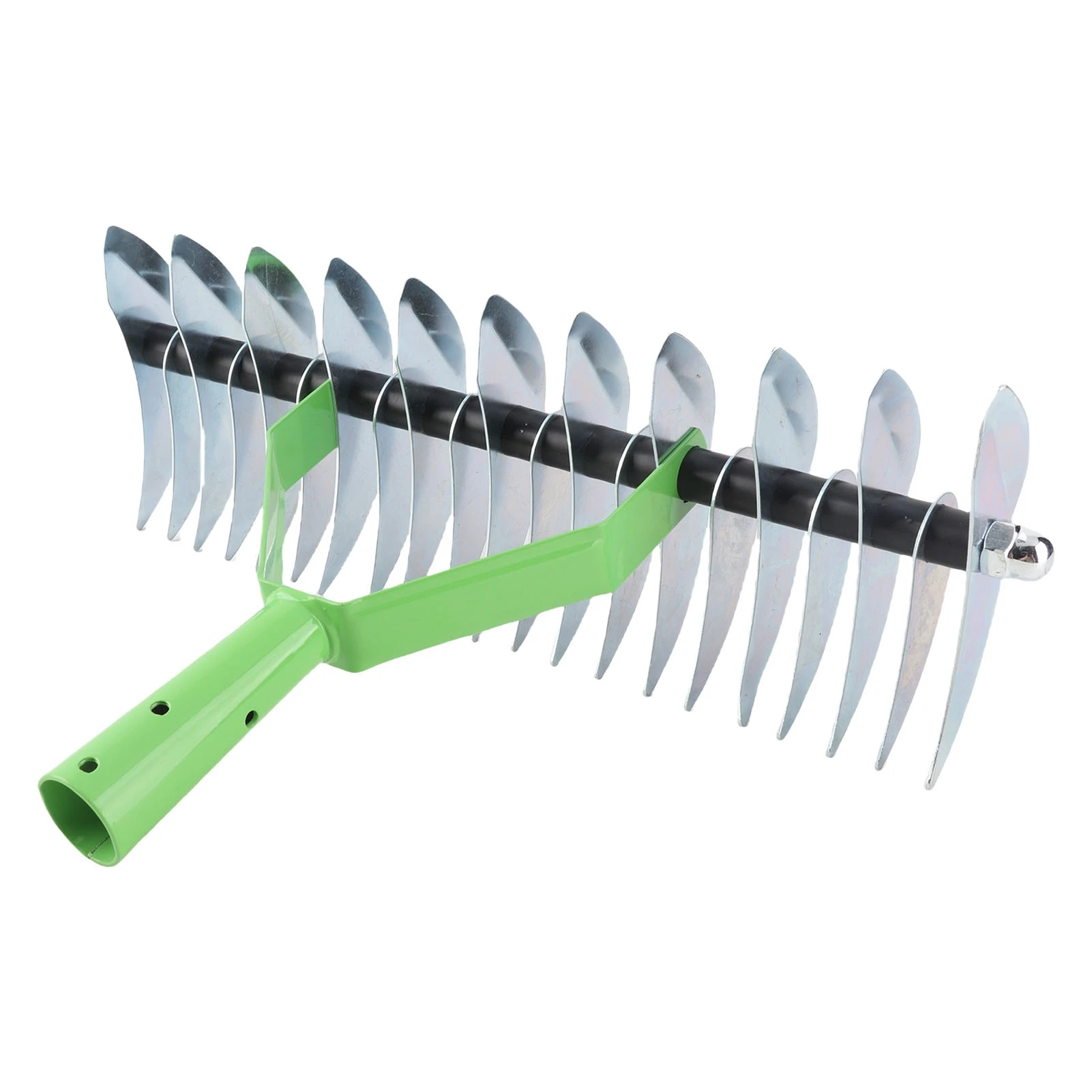 Thatch Rake Stainless Steel Curved Tip Teeth Lawn Rake for Leaves Garden Supplies
Thatch Rake Stainless Steel Curved Tip Teeth Lawn Rake for Leaves Garden Supplies