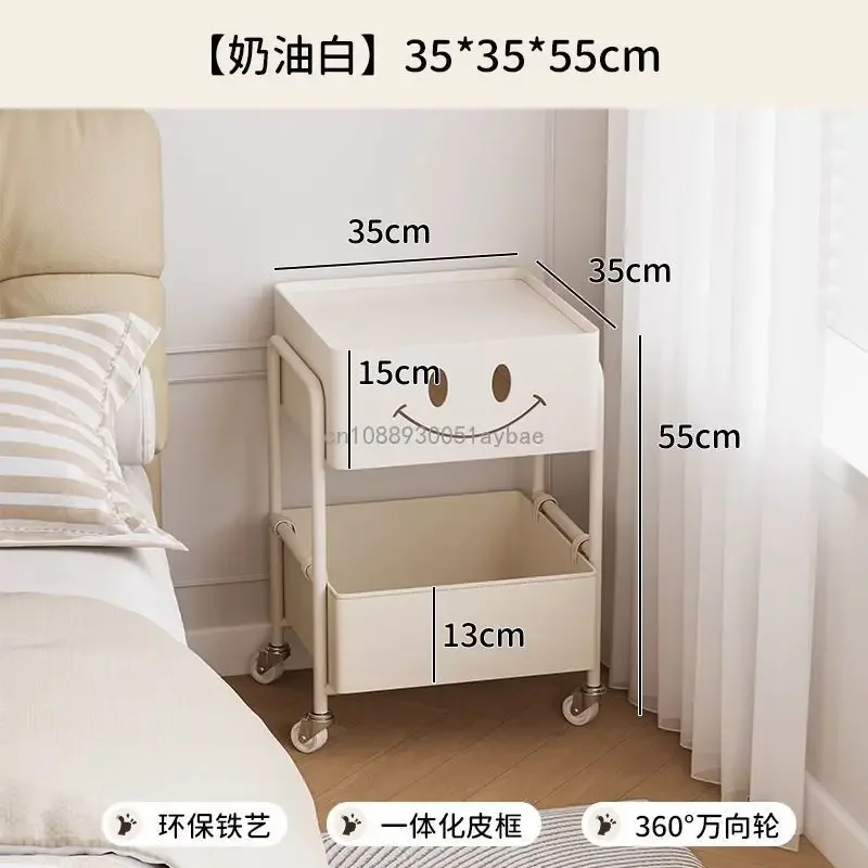 Small Side Table Removable Iron Small Simple Modern Cream Style Creative Bedside Storage Rack Muebles De Dormitorio Bedside
Small Side Table Removable Iron Small Simple Modern Cream Style Creative Bedside Storage Rack Muebles De Dormitorio Bedside