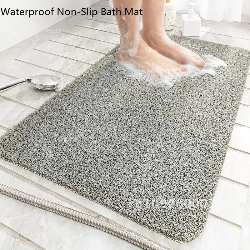 Bathroom Anti-slip Mat Mildew Proof Waterproof Shower Mat Soft Bath Home PVC Quick Washable Floor Rug Drainage Drying Massage
Bathroom Anti-slip Mat Mildew Proof Waterproof Shower Mat Soft Bath Home PVC Quick Washable Floor Rug Drainage Drying Massage