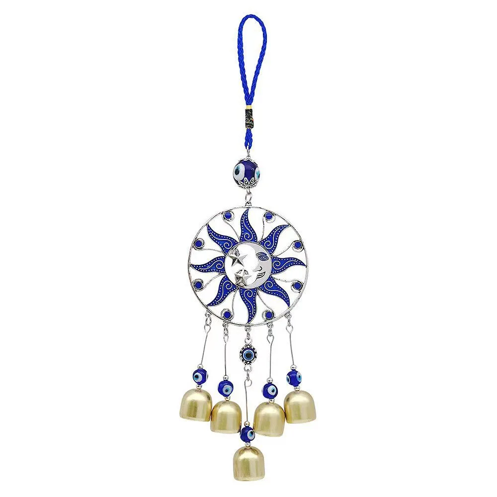Retro Devil's Eye Blue Wind Chimes Lucky Charm Antique Style Garden Yard Decoration Blue Hanging Ornament Car Hanging Ornament
Retro Devil's Eye Blue Wind Chimes Lucky Charm Antique Style Garden Yard Decoration Blue Hanging Ornament Car Hanging Ornament