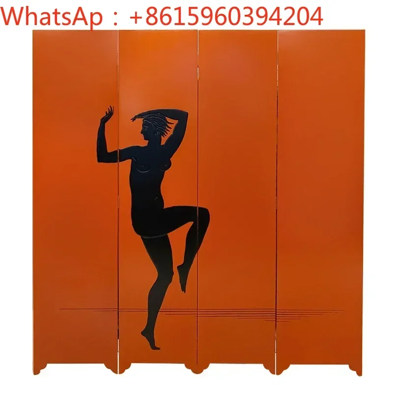 Customized medieval screen minority art hand-painted abstract simple folded mobile solid wood lacquer painting
Customized medieval screen minority art hand-painted abstract simple folded mobile solid wood lacquer painting