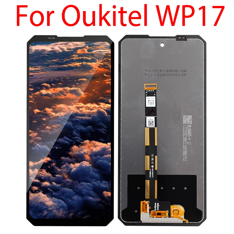 Original For 6.78 Inch OUKITEL WP17 LCD Display Touch Screen Digitizer Assembly For OUKITEL WP17 Android 11 Phone,Test shipment
Original For 6.78 Inch OUKITEL WP17 LCD Display Touch Screen Digitizer Assembly For OUKITEL WP17 Android 11 Phone,Test shipment