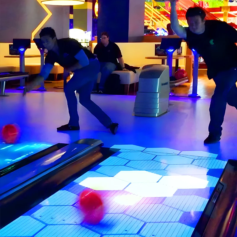 Interactive Floor Projection Bowling Alley Lane Bowling Game Indoor Commercial Amusement Park Interactive Object Tracking 
Interactive Floor Projection Bowling Alley Lane Bowling Game Indoor Commercial Amusement Park Interactive Object Tracking