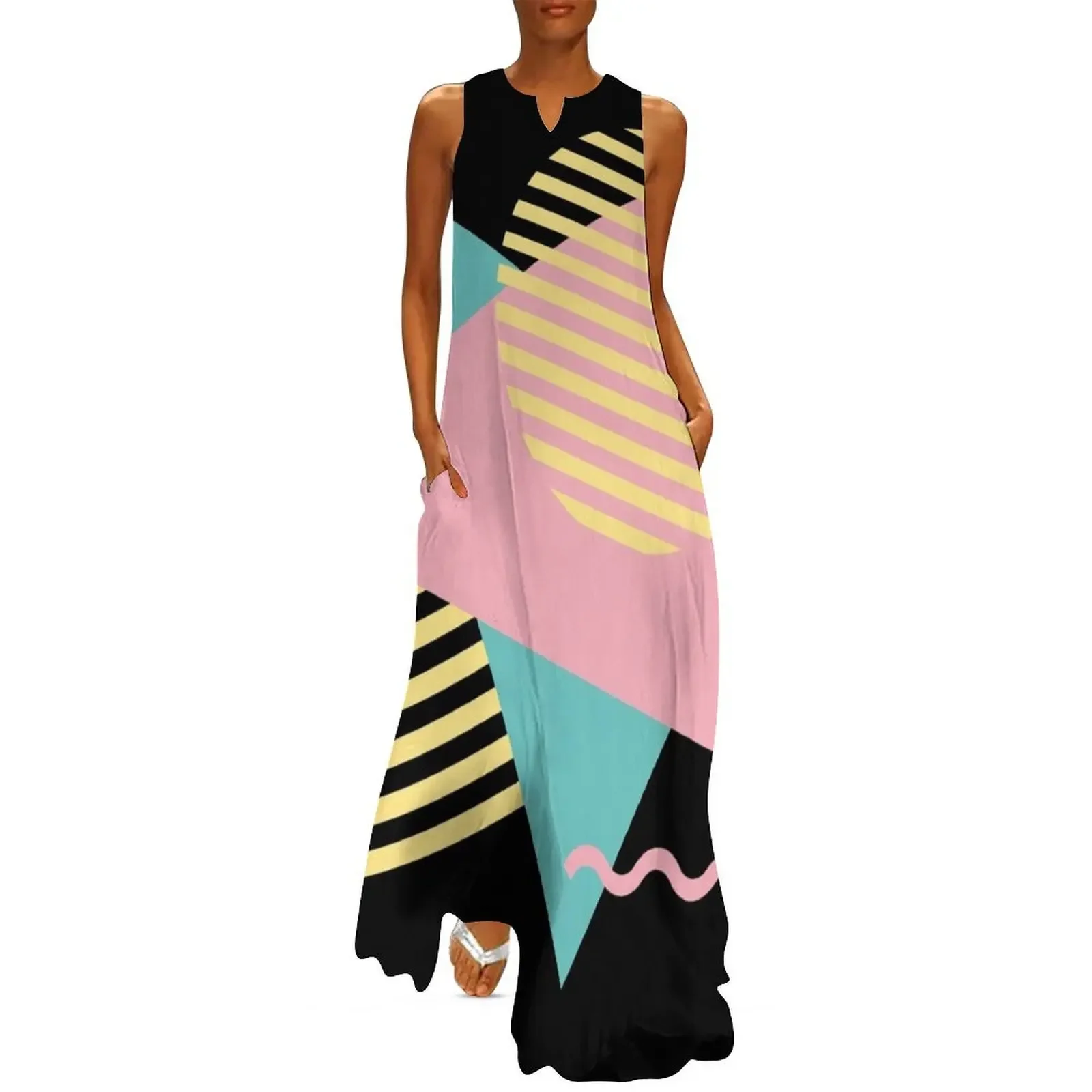Memphis Pattern 26 - Retro 90s / 80s Long Dress african dresses for woman wedding guest dress 2025 Dress
Memphis Pattern 26 - Retro 90s / 80s Long Dress african dresses for woman wedding guest dress 2025 Dress