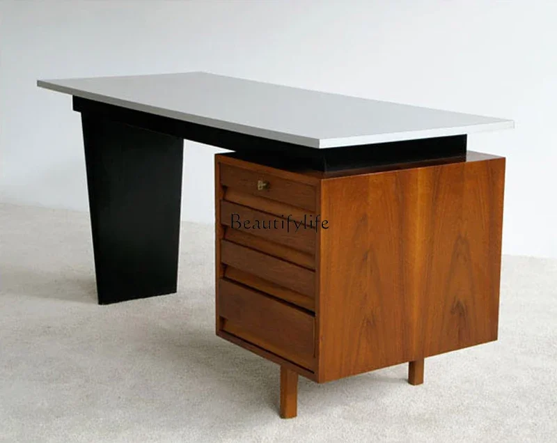 jj *Medieval retro study drawer desk Nordic modern simple writing desk wabi sandy wind solid wood desk
jj *Medieval retro study drawer desk Nordic modern simple writing desk wabi sandy wind solid wood desk