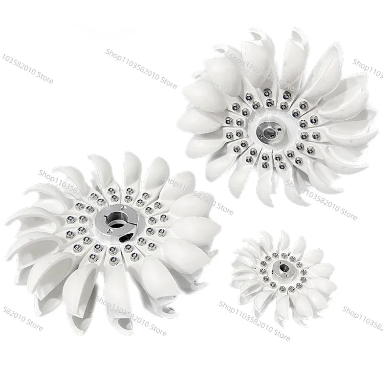 Efficient Pelton impellerPelton Wheel Turbine Pelton Water Wheel 96mm/3.8" in External Diameter Used to DIY Hydro Generators
Efficient Pelton impellerPelton Wheel Turbine Pelton Water Wheel 96mm/3.8" in External Diameter Used to DIY Hydro Generators