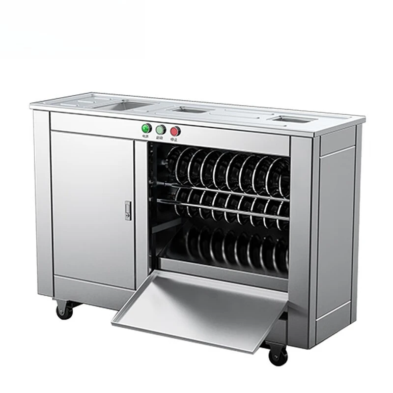 Commercial fully automatic large-scale counter-roll steamed bread machine integrated with dough forming
Commercial fully automatic large-scale counter-roll steamed bread machine integrated with dough forming