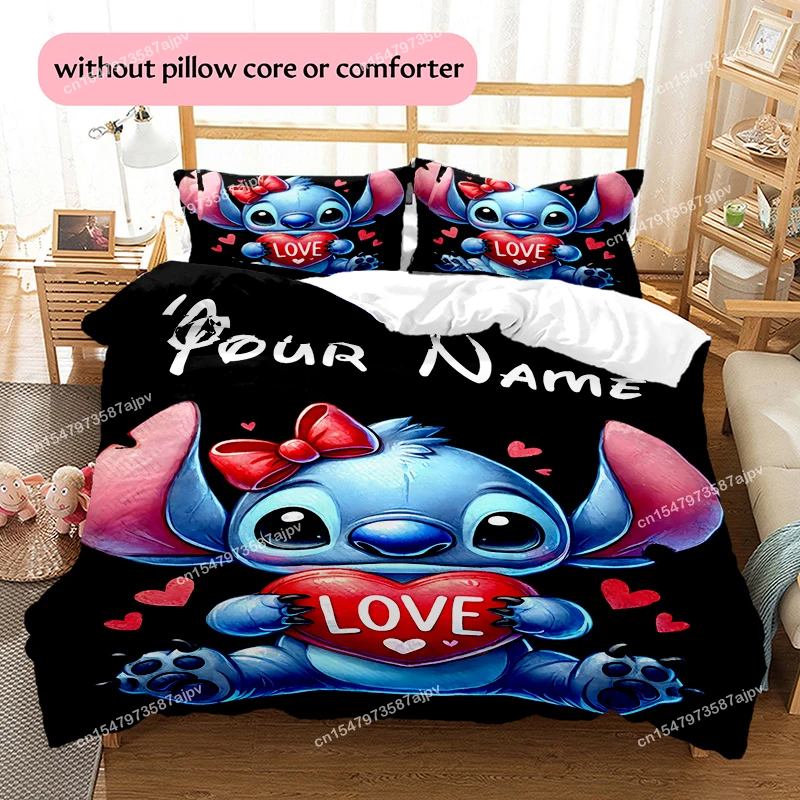 Персонализированный пододеяльник Disney CuteStitch, комплект постельного белья King Twin Child, комплект пододеяльников из микрофибры или полиэстера-QIAO
Персонализированный пододеяльник Disney CuteStitch, комплект постельного белья King Twin Child, комплект пододеяльников из микрофибры или полиэстера-QIAO
