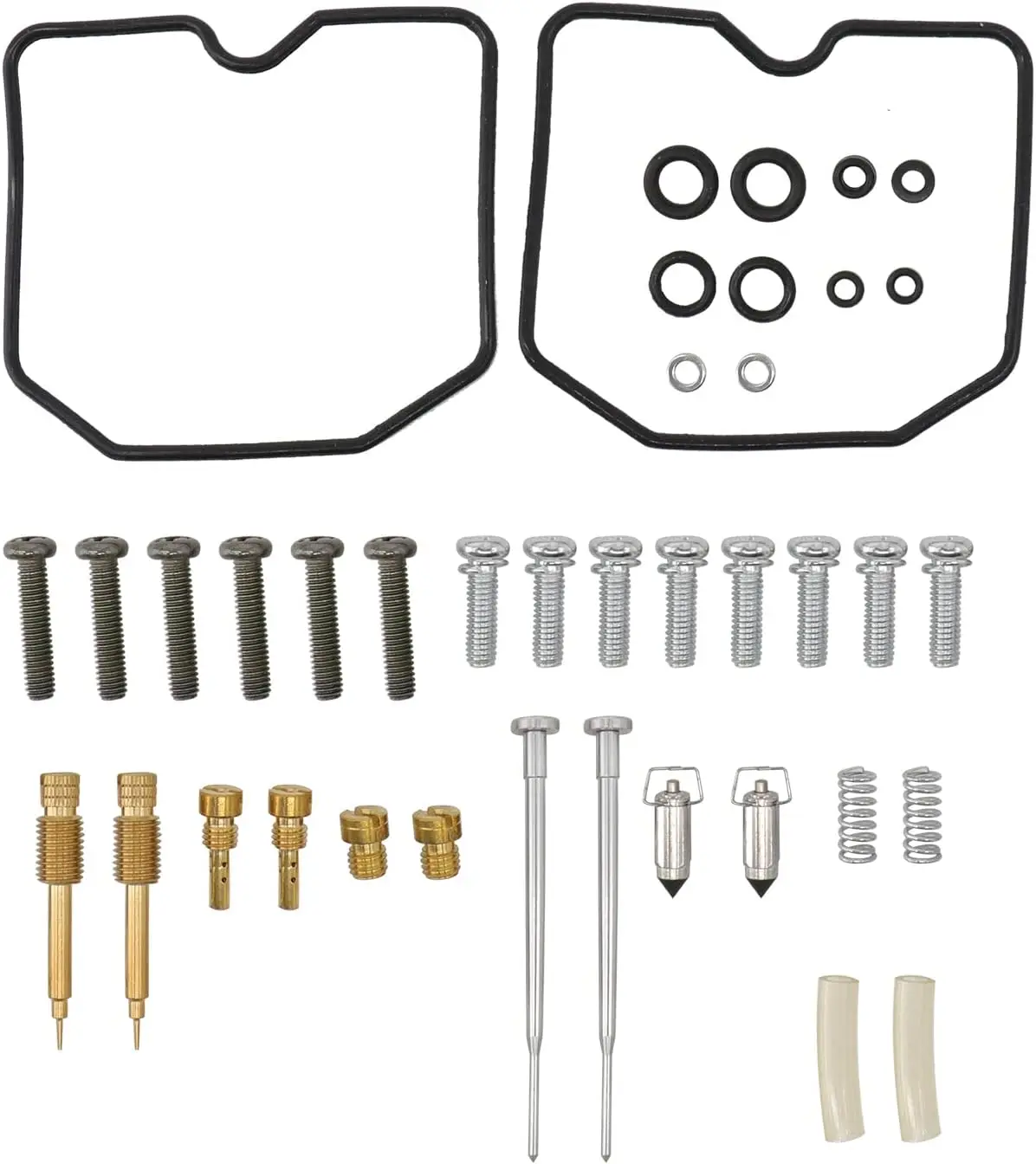 For Angrebuild Carburetor Gaskets Jets Rebuild Kit for Kawasaki EX250F EX250 250 Ninja 250R 1988-2007
For Angrebuild Carburetor Gaskets Jets Rebuild Kit for Kawasaki EX250F EX250 250 Ninja 250R 1988-2007