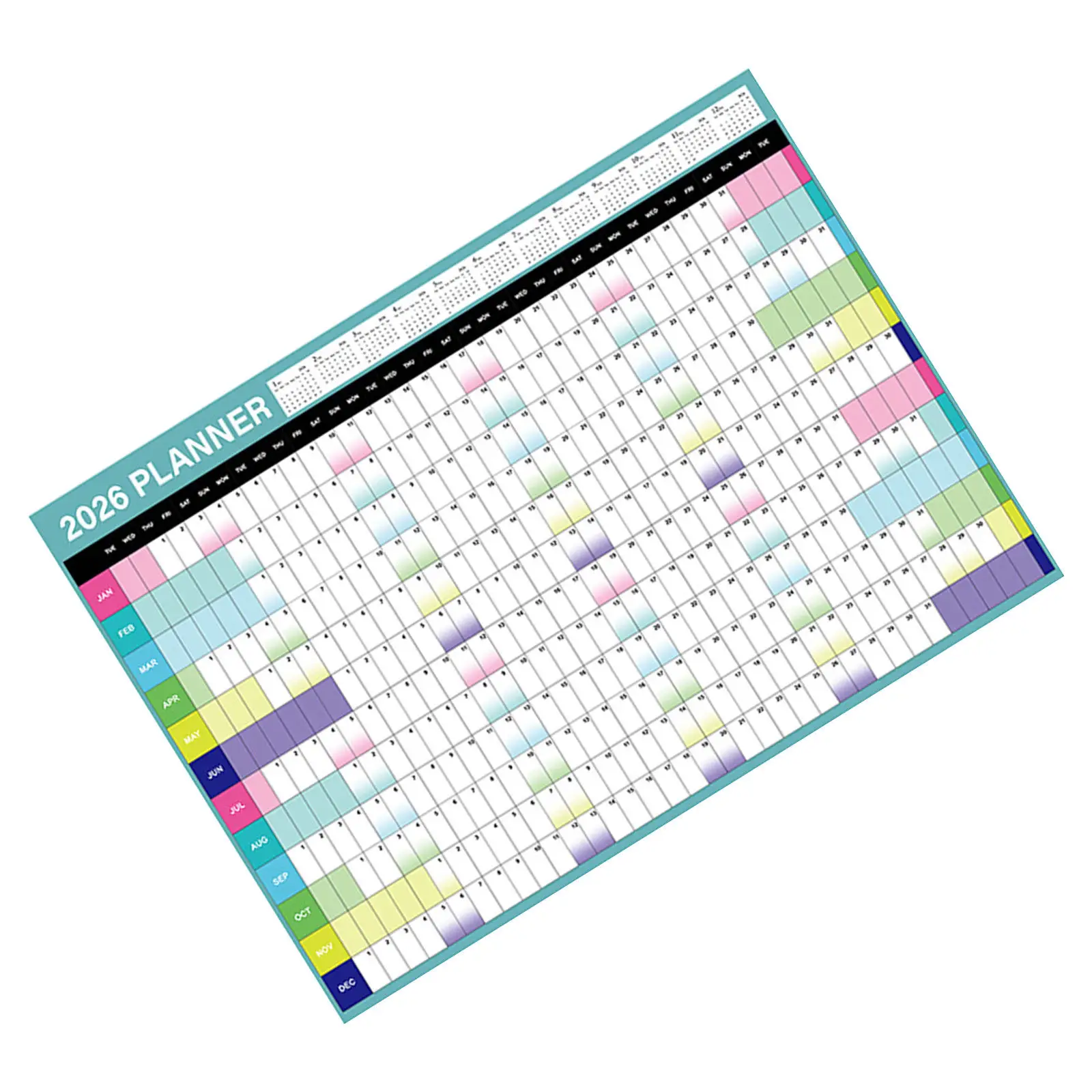 2026 Hanging Wall Calendar Giant Full Page Paper Planner Writable Monthly Organizer for Academic Home Office to-Do List
2026 Hanging Wall Calendar Giant Full Page Paper Planner Writable Monthly Organizer for Academic Home Office to-Do List