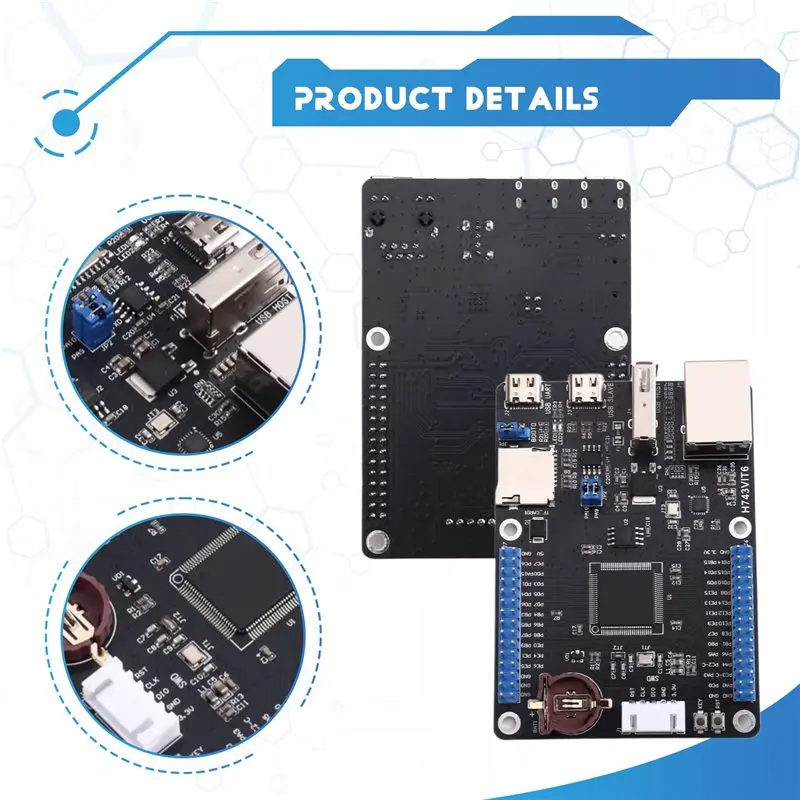 【TODAY-BUY】Плата разработки STM32H743VIT6, миниатюрная системная плата, производительность Ethernet превосходит STM32F407
【TODAY-BUY】Плата разработки STM32H743VIT6, миниатюрная системная плата, производительность Ethernet превосходит STM32F407