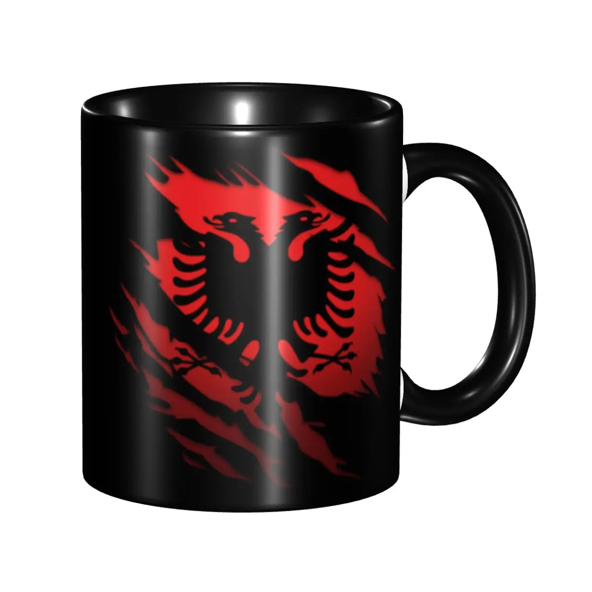 Albanian Flag Albania Eagle Coffee Mug DIY Customized Ceramic Milk Tea Mug
Albanian Flag Albania Eagle Coffee Mug DIY Customized Ceramic Milk Tea Mug