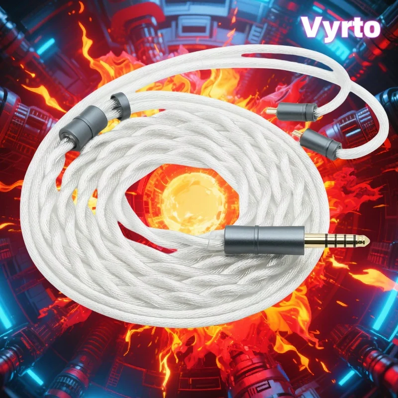 Vyrto-76 IEM Cable Single Crystal Copper Plated Palladium kz Cable, Suitable for MMCX/2Pin 0.78/QDC/TFZ HIFI Headphones Cable
Vyrto-76 IEM Cable Single Crystal Copper Plated Palladium kz Cable, Suitable for MMCX/2Pin 0.78/QDC/TFZ HIFI Headphones Cable