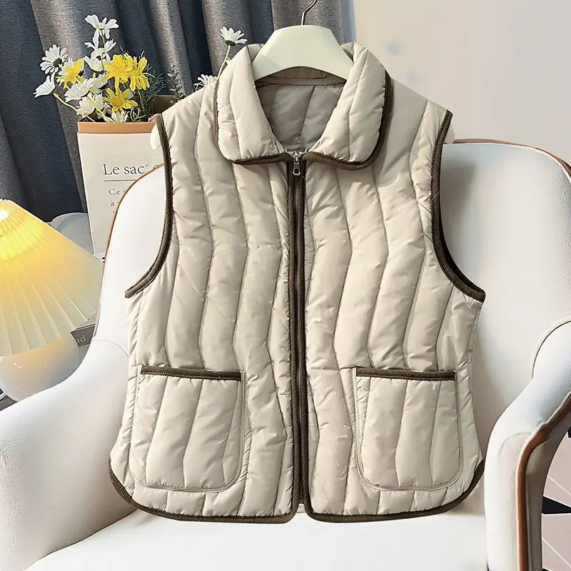 2026 Autumn Winter Loose Lapel Thick Ladies Casual Waistcoat Coat Temperament Korean Version Women's Vest Cardigan Outwear
2026 Autumn Winter Loose Lapel Thick Ladies Casual Waistcoat Coat Temperament Korean Version Women's Vest Cardigan Outwear