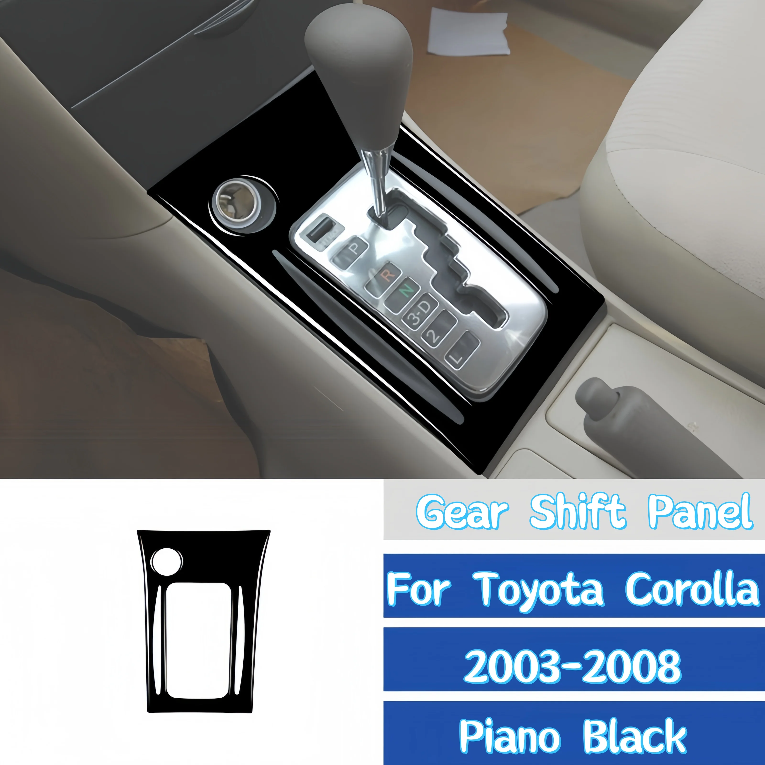 For Toyota Corolla 2003-2008 Piano Black Car Center Console Gear Shift Panel Trim Cover Decoration Sticker Interior Accessories
For Toyota Corolla 2003-2008 Piano Black Car Center Console Gear Shift Panel Trim Cover Decoration Sticker Interior Accessories