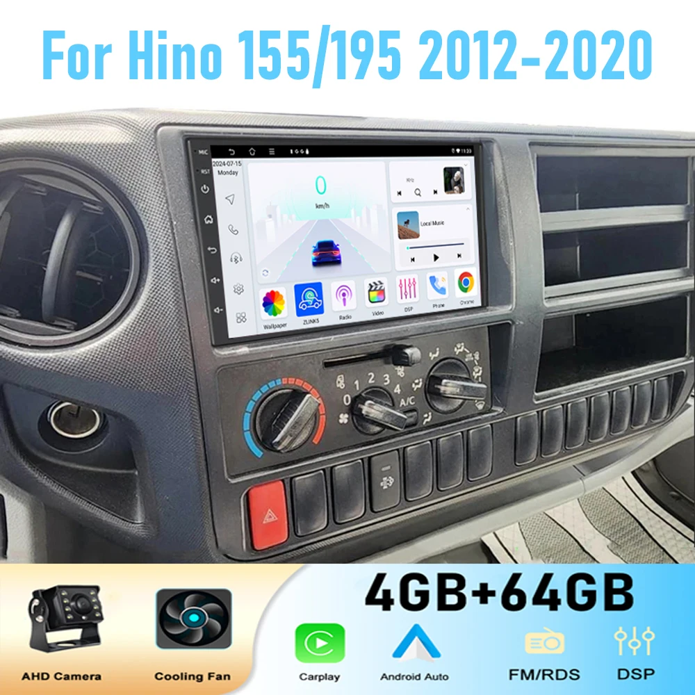 7-дюймовый GPS-магнитола для Hino 155/195 2012-2020 с беспроводным Apple CarPlay, Android 15, мультимедийный плеер, стерео, навигация, Wi-Fi, 4-64 ГБ, Bluetooth
7-дюймовый GPS-магнитола для Hino 155/195 2012-2020 с беспроводным Apple CarPlay, Android 15, мультимедийный плеер, стерео, навигация, Wi-Fi, 4-64 ГБ, Bluetooth