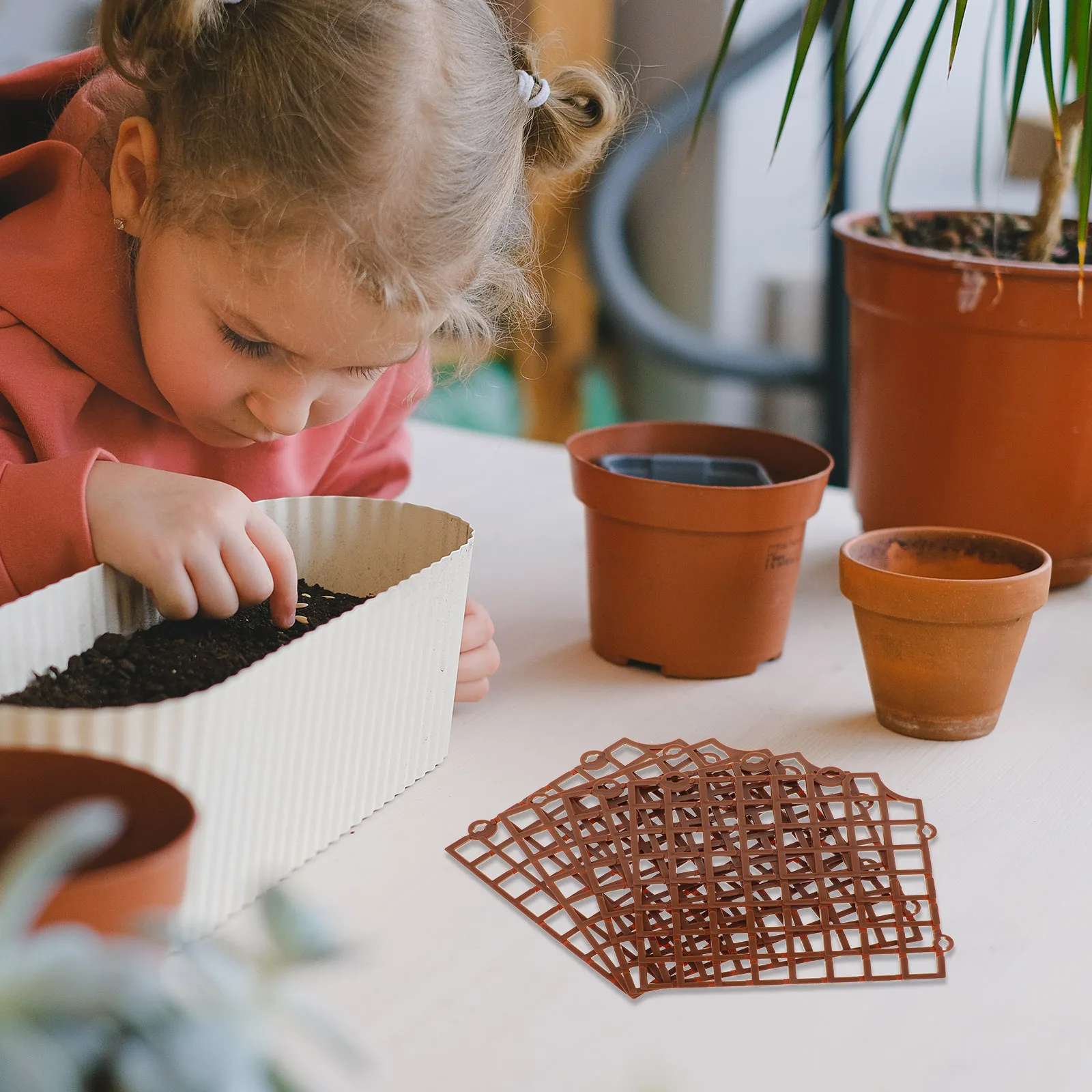 Anti-tilt Flower Pot Mesh Cover Soil Hollow Protection Planter Grid Garden Protector Protectors Indoor Pots
Anti-tilt Flower Pot Mesh Cover Soil Hollow Protection Planter Grid Garden Protector Protectors Indoor Pots