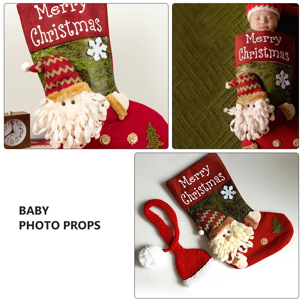 Christmas Photo Props Baby Hat Sleeping Bag Non woven Fabric Photography Supplies Soft Comfortable Breathable Newborn Gifts
Christmas Photo Props Baby Hat Sleeping Bag Non woven Fabric Photography Supplies Soft Comfortable Breathable Newborn Gifts