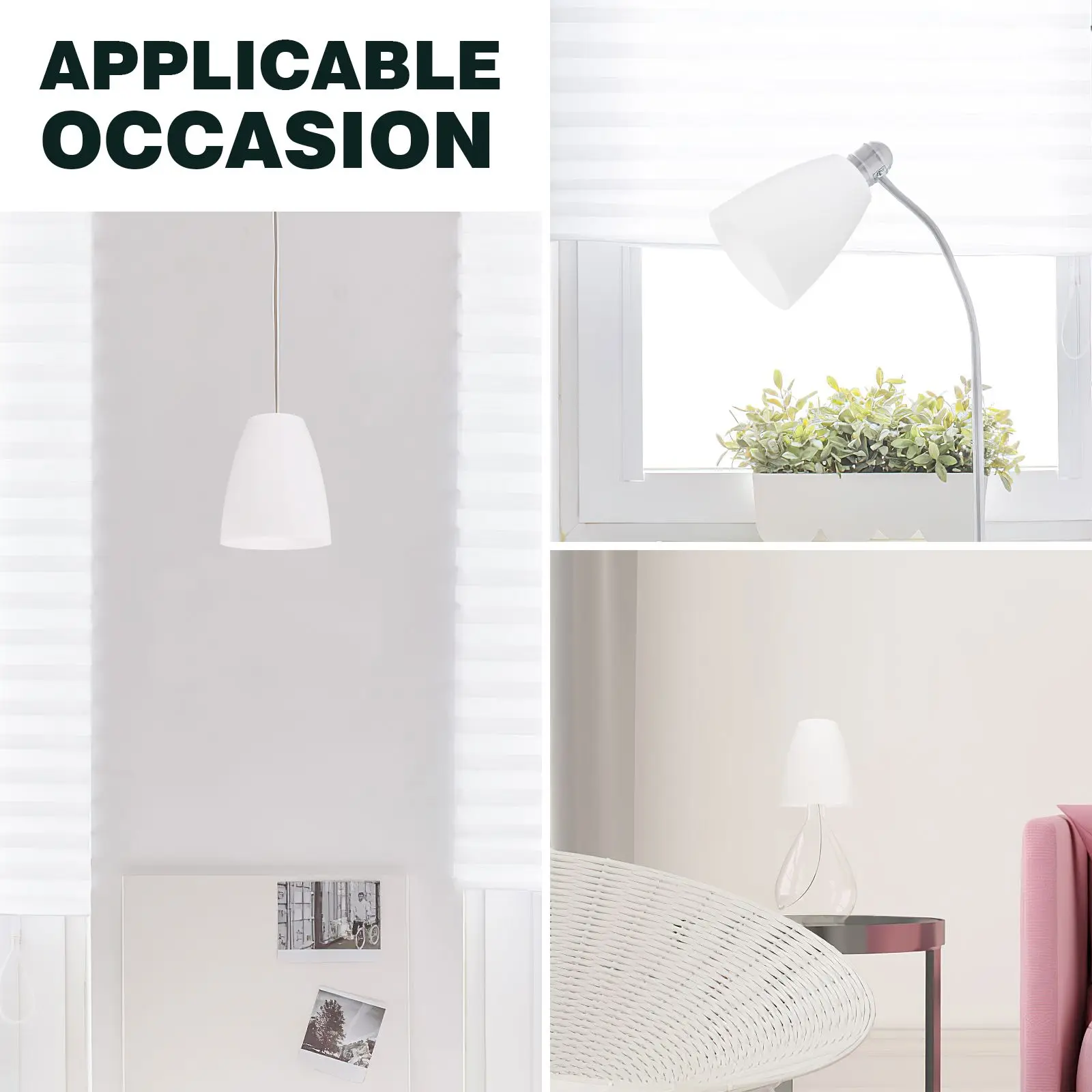 2Pcs Plastic Lampshade 30mm White Gentle Light Desk Floor Lamps Reusable Pendant Shade Replacement Home Lighting Accessories
2Pcs Plastic Lampshade 30mm White Gentle Light Desk Floor Lamps Reusable Pendant Shade Replacement Home Lighting Accessories