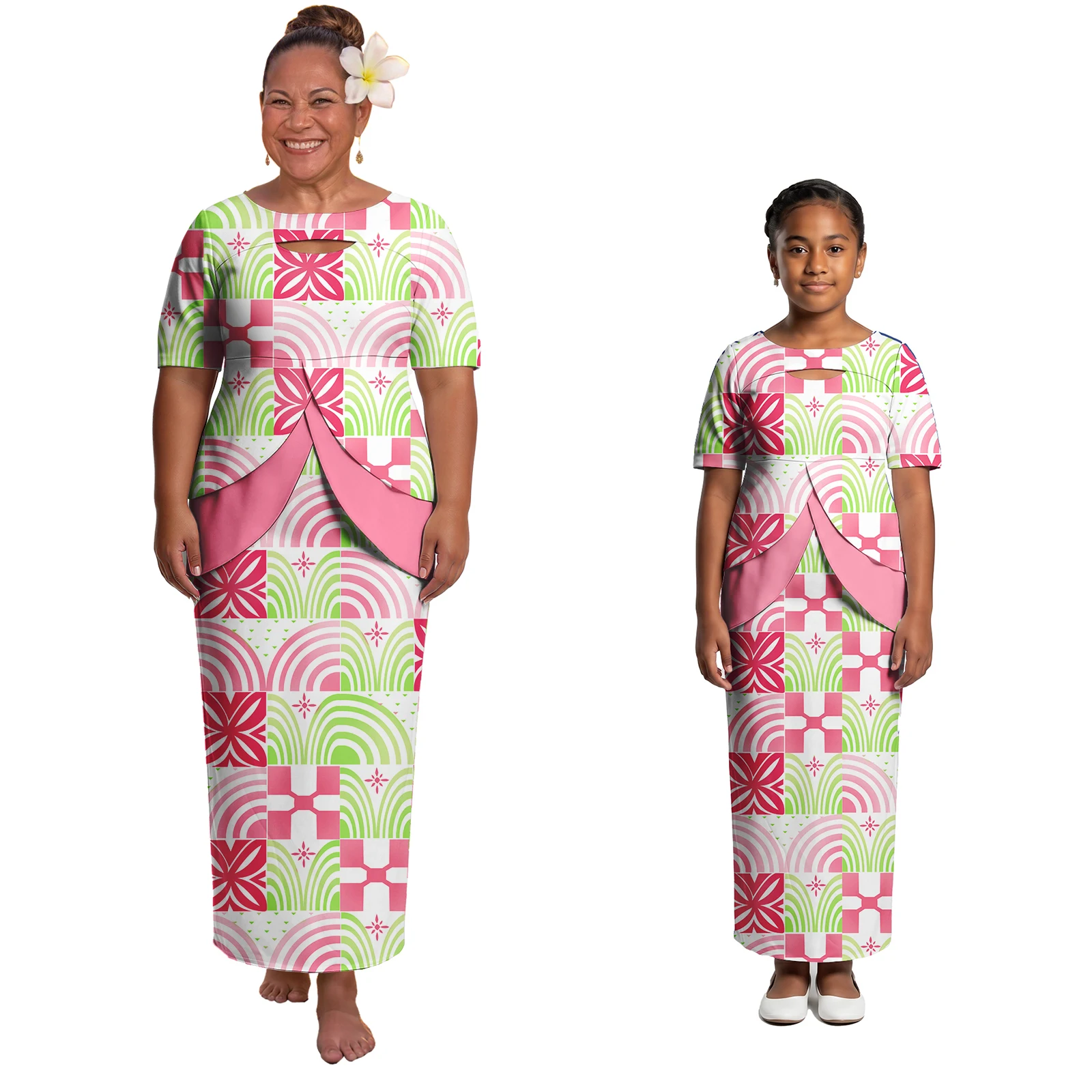 Island Church Daughter Puletasi Clothing Polynesian Mommy Top and Skirts Suit Samoan Tribal Design Women Girls Puletasi 2pc Set
Island Church Daughter Puletasi Clothing Polynesian Mommy Top and Skirts Suit Samoan Tribal Design Women Girls Puletasi 2pc Set