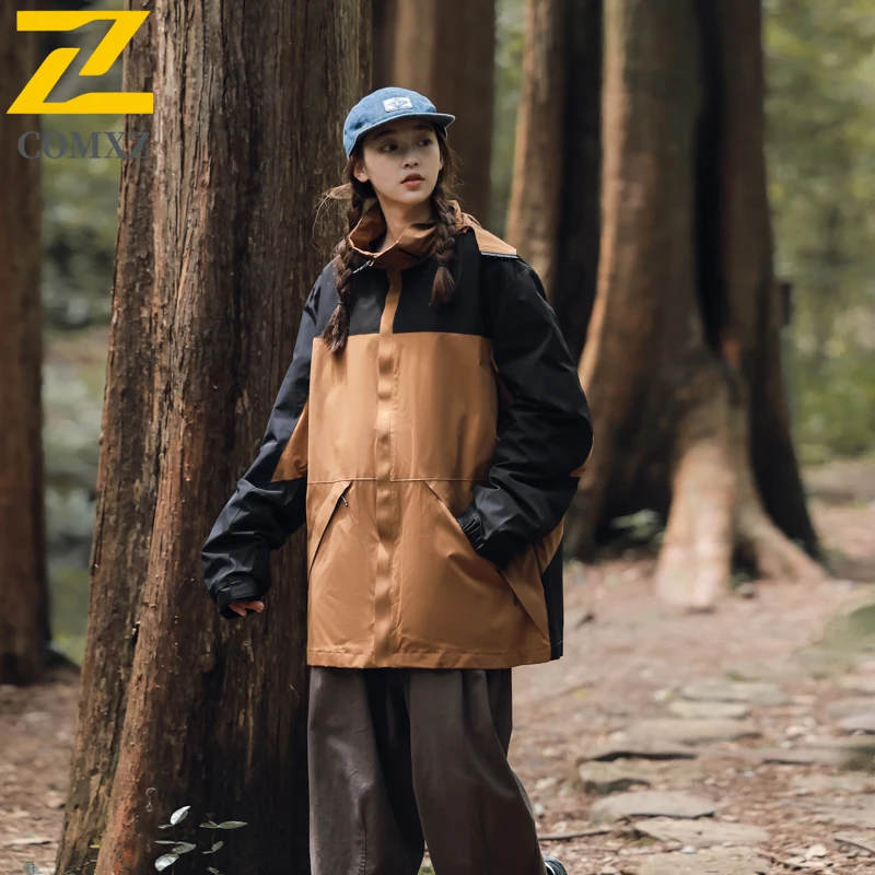 COMXZ Мужская куртка с цветными блоками, ветрозащитная, свободная, для уличного туризма, кемпинга, водонепроницаемое дышащее пальто, красивые куртки для приключений
COMXZ Мужская куртка с цветными блоками, ветрозащитная, свободная, для уличного туризма, кемпинга, водонепроницаемое дышащее пальто, красивые куртки для приключений