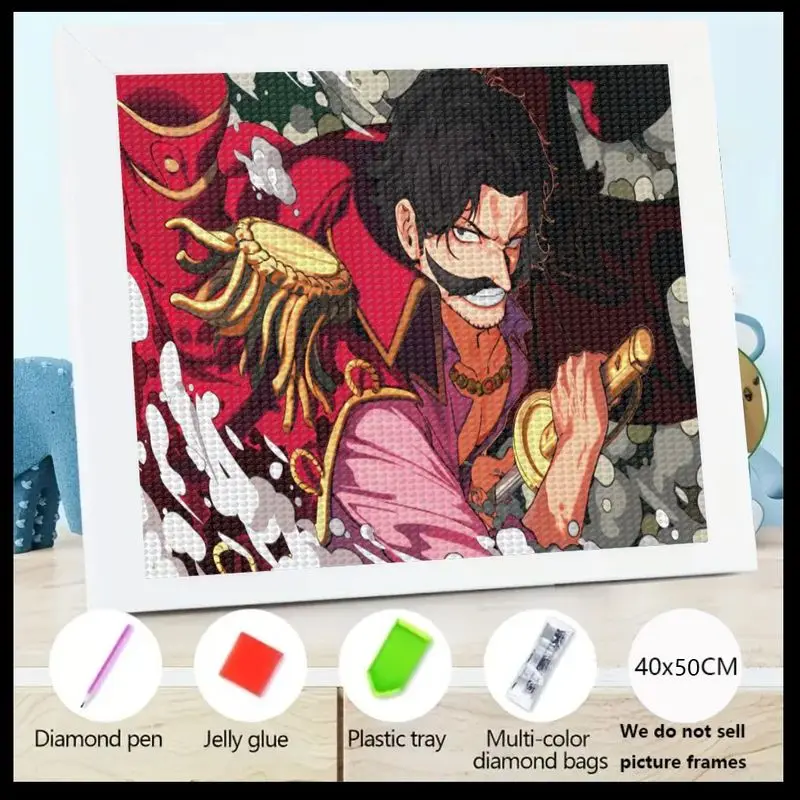 1 шт. 5D набор алмазной живописи, легендарный цельный Gol D. Roger, набор аниме «сделай сам», полная дрель, с большими драгоценными камнями, стена 40x50 см
1 шт. 5D набор алмазной живописи, легендарный цельный Gol D. Roger, набор аниме «сделай сам», полная дрель, с большими драгоценными камнями, стена 40x50 см