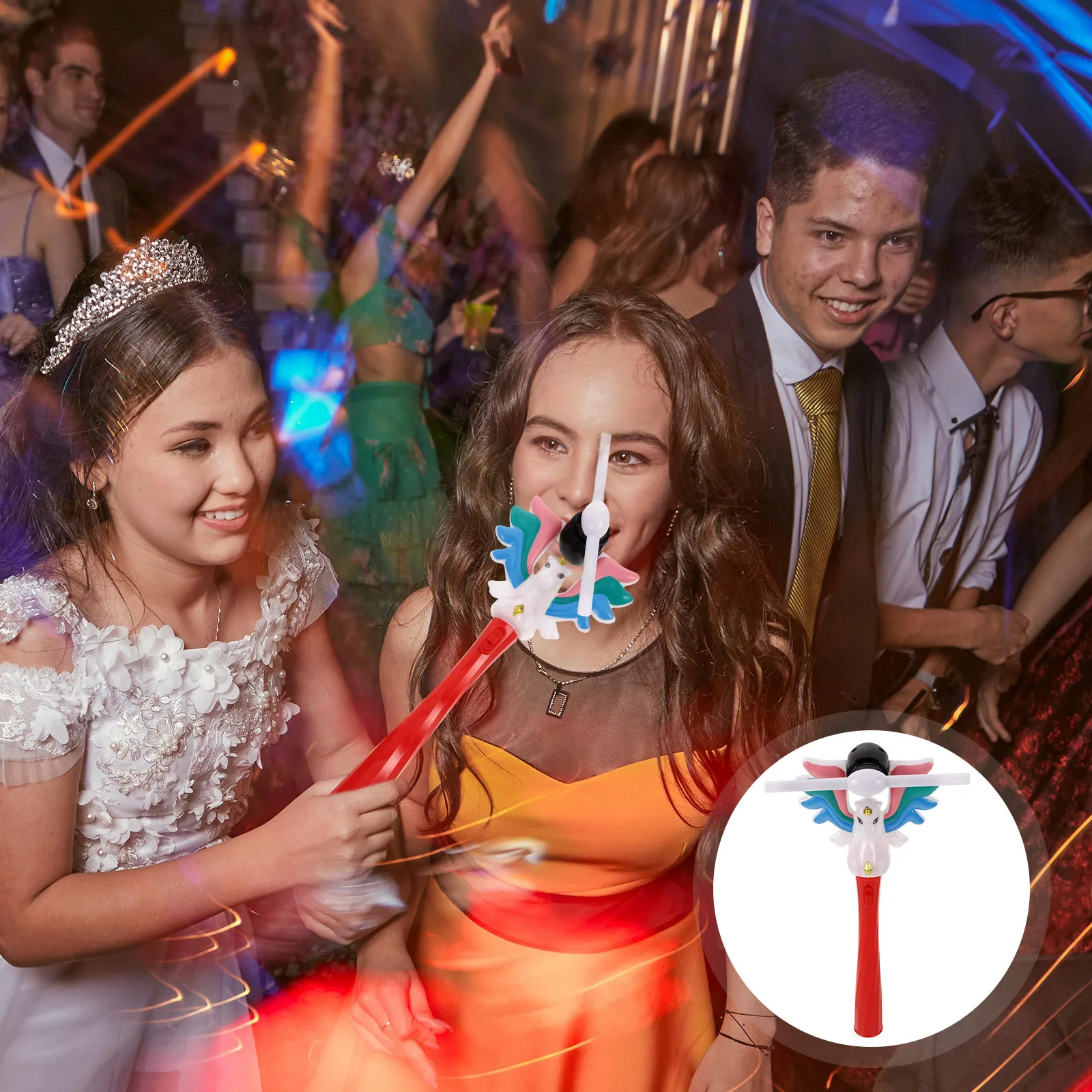 LED Unicorn Wand Seven Color Rotating Lights Built-in Horse Hoof Sound for Birthday Wedding Party Light Up Music Glow
LED Unicorn Wand Seven Color Rotating Lights Built-in Horse Hoof Sound for Birthday Wedding Party Light Up Music Glow